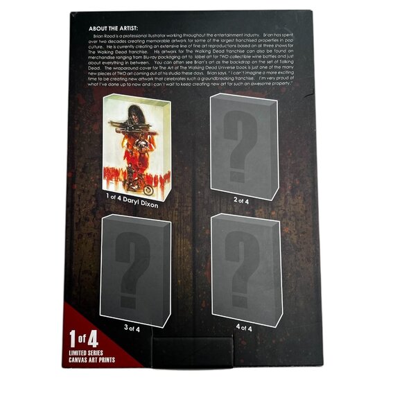 Daryl Dixon Walking Dead Supply Drop Canvas #1 Released 2022 - Picture 5 of 7